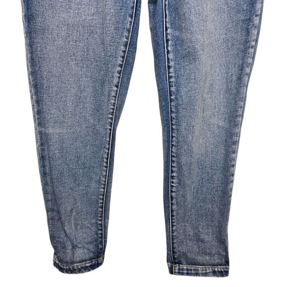 BDG Women's 24 Medium Wash Elastic High Waist  Blue Denim Mom Jeans - Picture 4 of 15